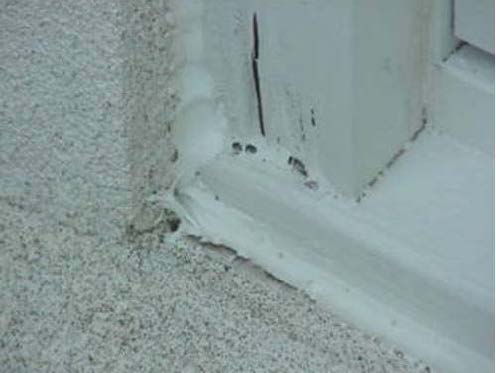 Stucco windows leak backer rods